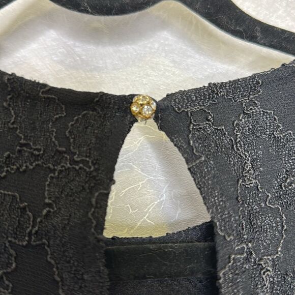 Pianoforte di MaxMara Vintage Embroidered Bodycon Dress 40 - Picture 8 of 8